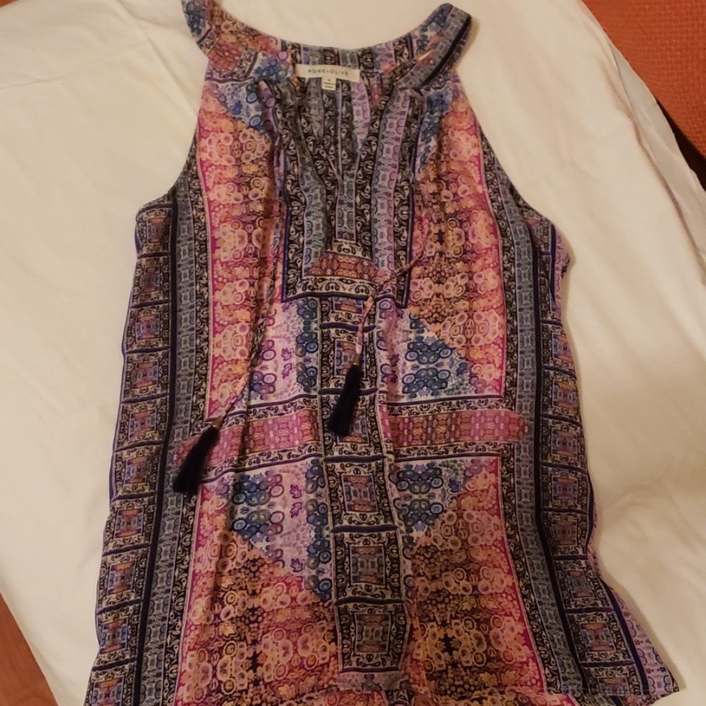 Flowy top.